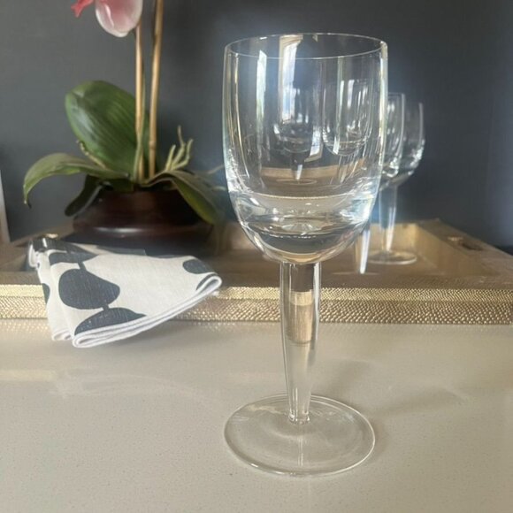 Denby "White" Set Of 4 White Wine Glasses Made In Sweden Vintage Hard to Find - Picture 3 of 7